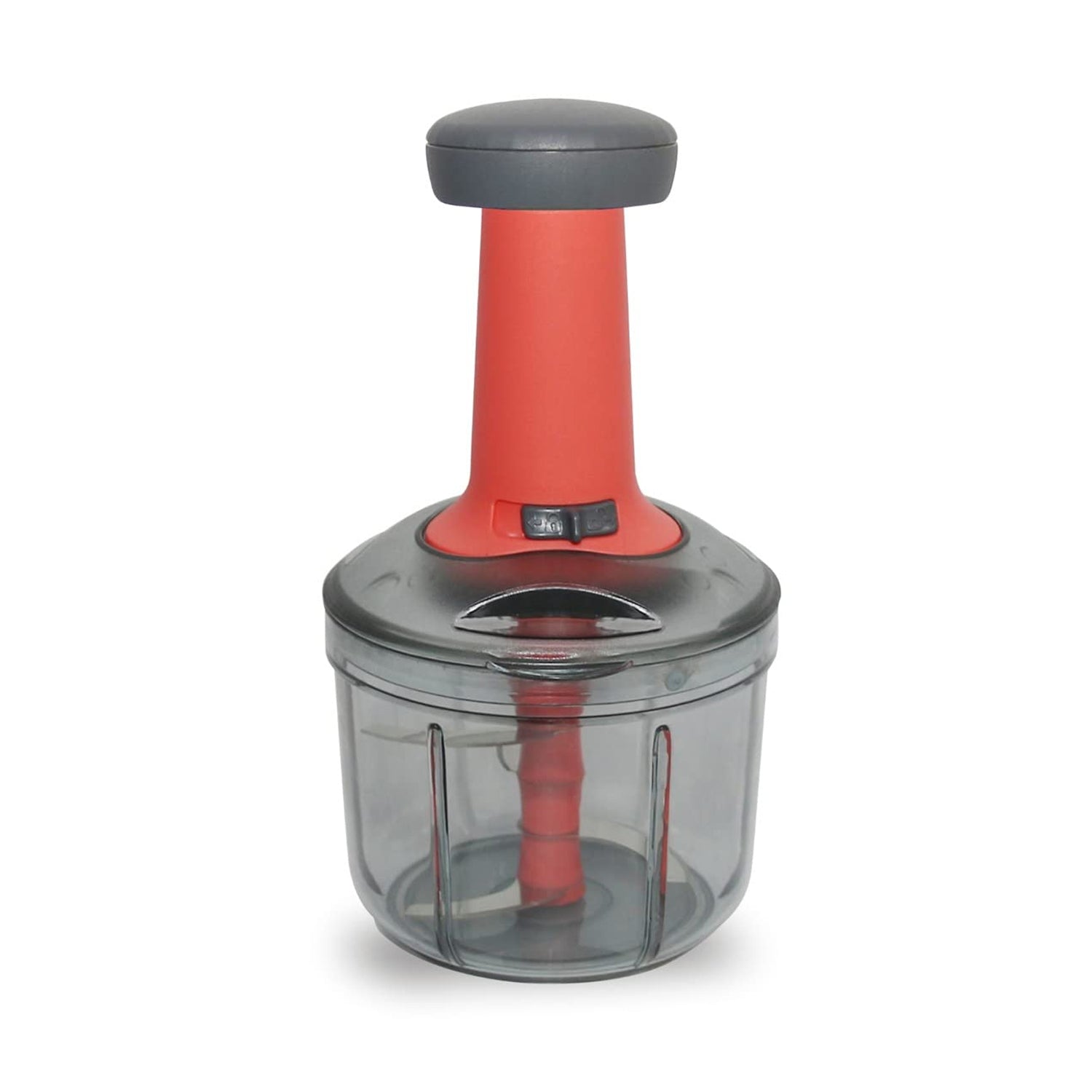 5901 Matte Finish Manual Hand Press Chopper for Kitchen, Mini Handy & Compact Chopper with 3 Blades for Effortlessly Chopping Vegetables & Fruits for Your Kitchen. DeoDap 5901 Matte Finish Manual Hand Press Chopper for Kitchen, Mini Handy & Compact Chopper with 3 Blades for Effortlessly Chopping Vegetables & Fruits for Your Kitchen. DeoDap